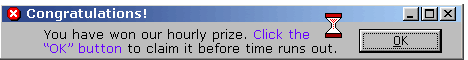 fake prize